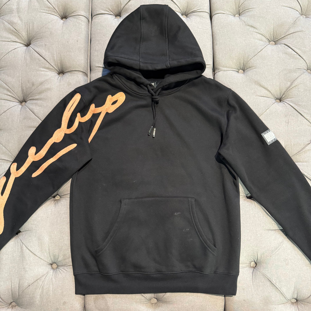 Geedup Signature Hoodie 'Black Peach' (Second hand)