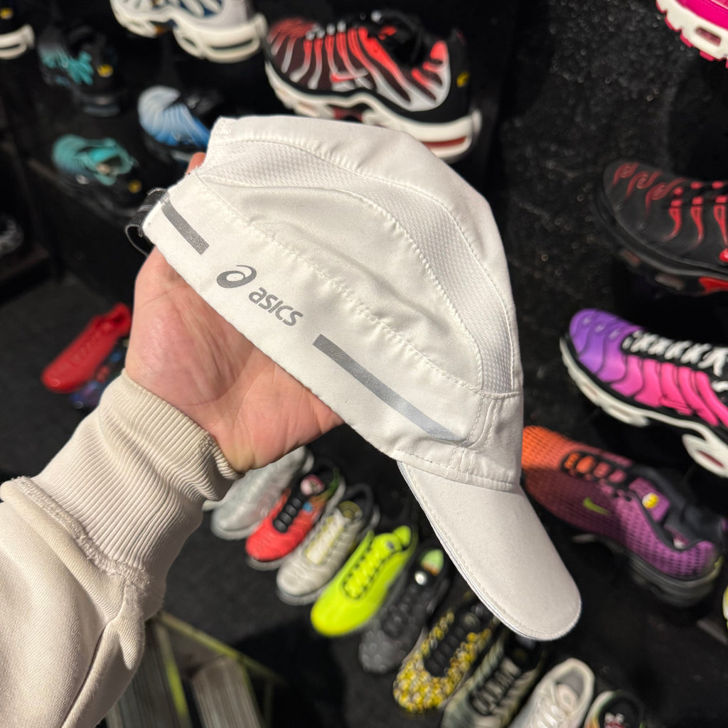 Asics Reflective Brim Logo Cap 'White' (Second hand)