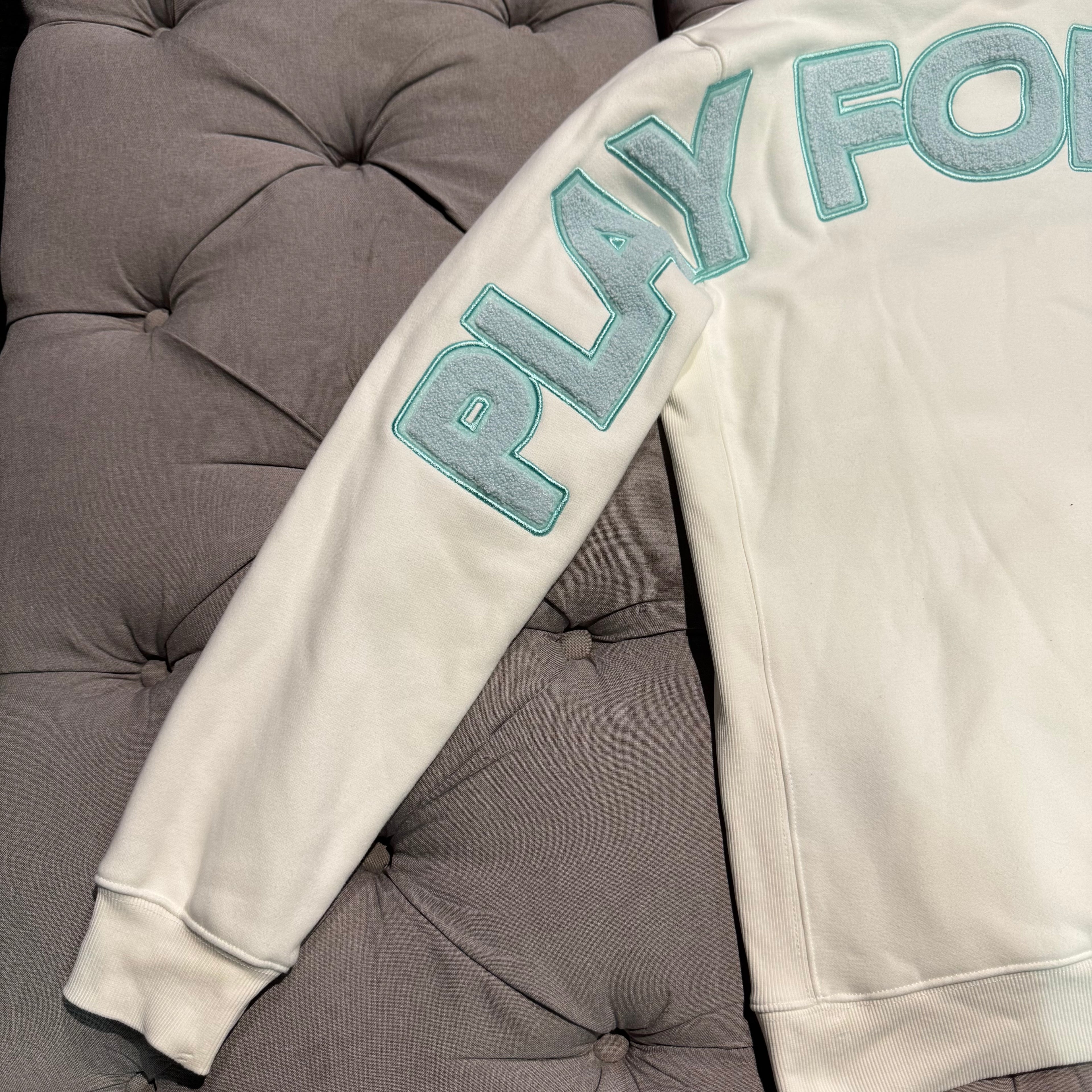 Geedup Play For Keeps Hoodie 'Bone Teal' (Second hand)