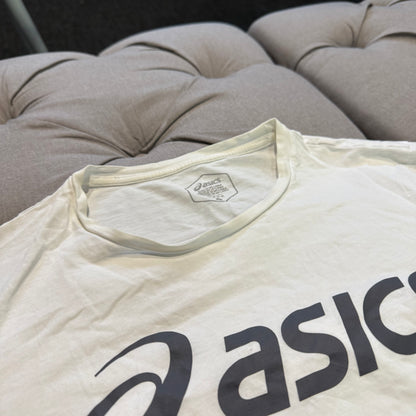 Asics T-shirt 'White Black' (Second hand)