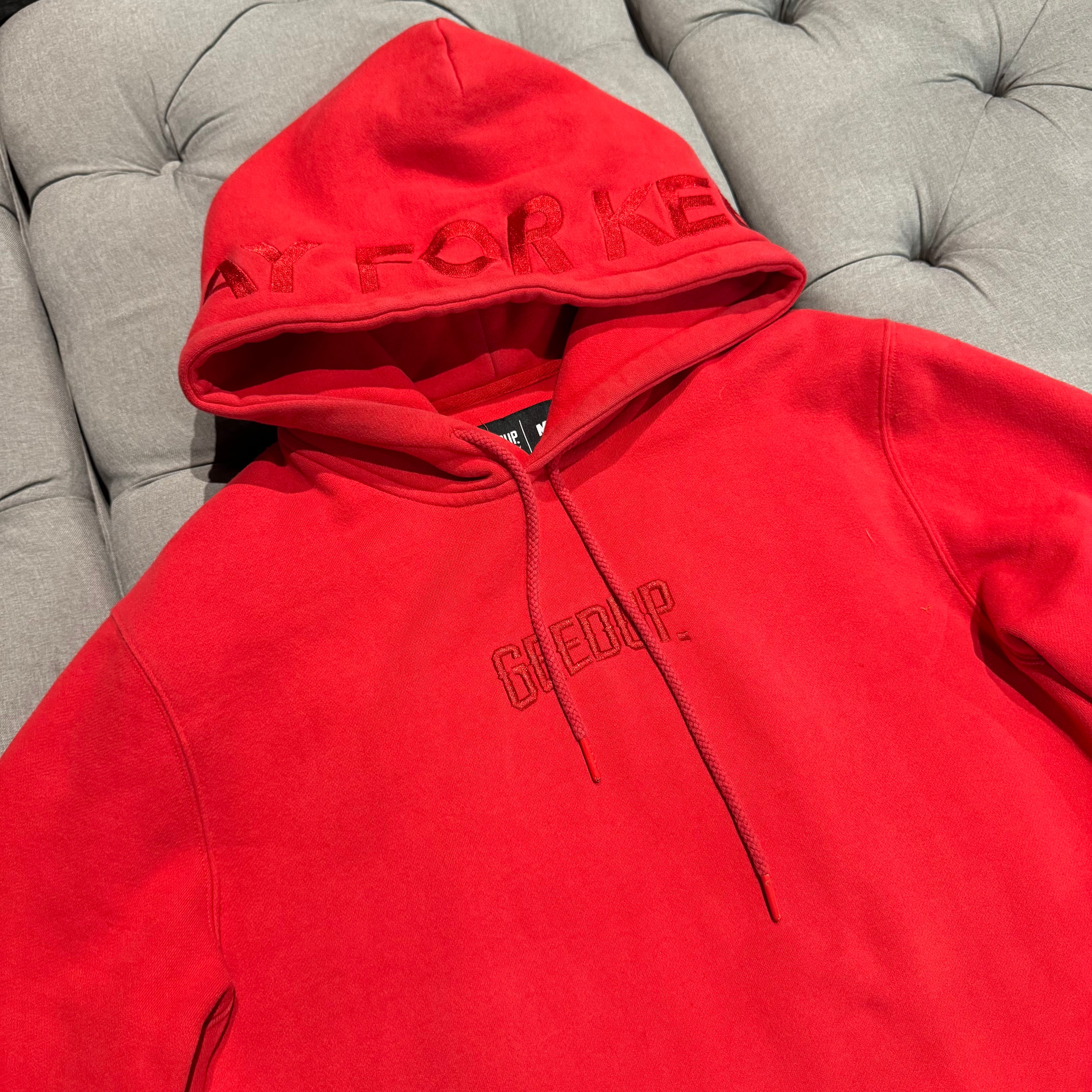 Geedup Core Logo PFK Hood Hoodie 'Red' (2017) (Second hand)