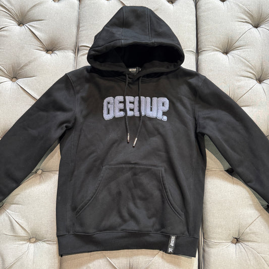 Geedup Play For Keeps Hoodie 'Black Lavender' (Second hand)