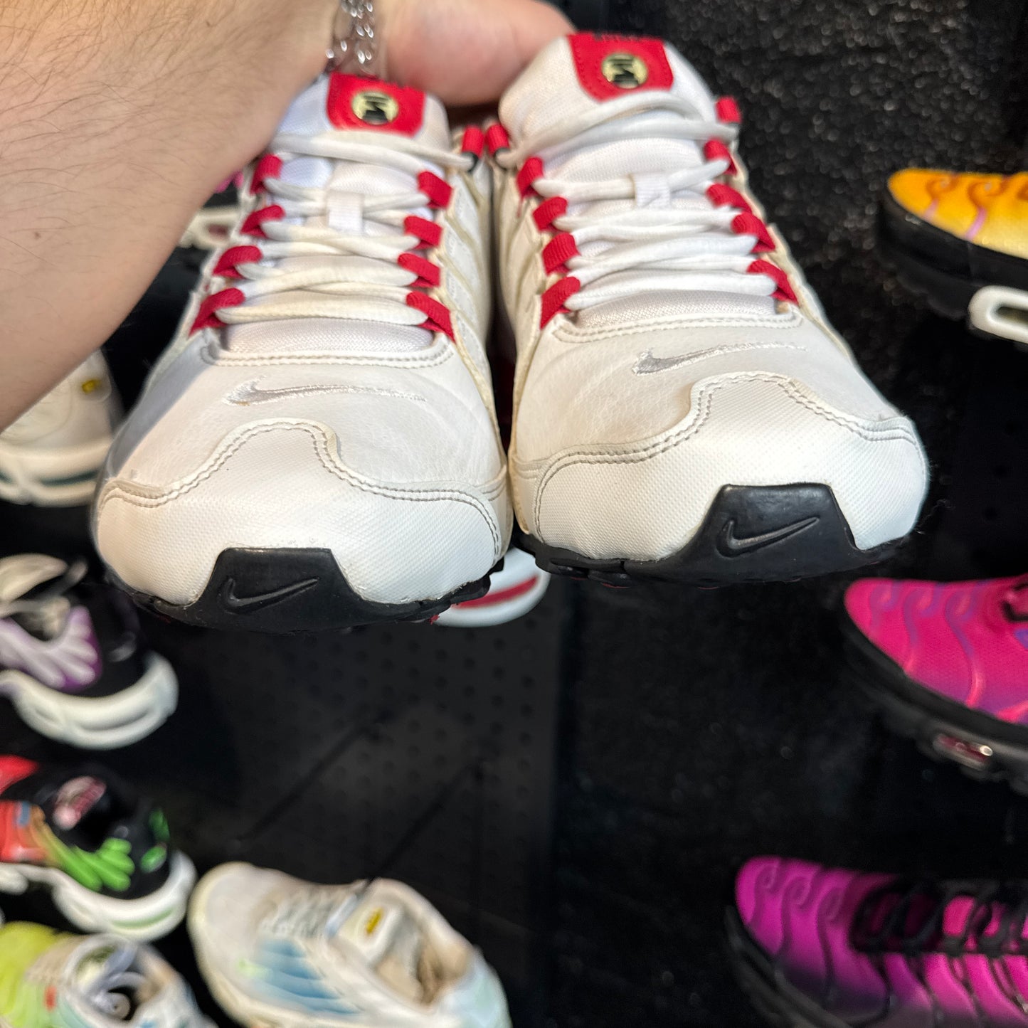 Nike Shox NZ 'White University Red' (Second hand)