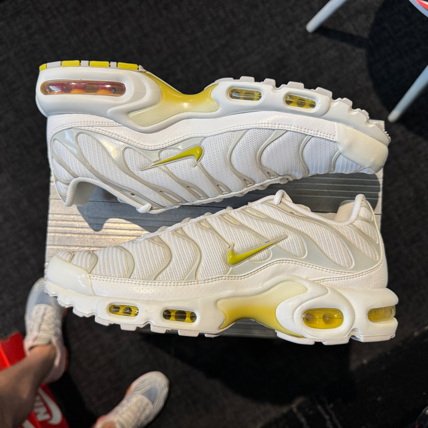 Nike Air Max Plus TN 'White Bone Celery' (Brand New)