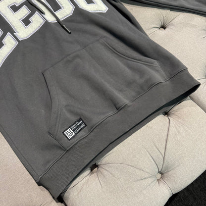 Geedup Team Logo Hoodie 'Ashpalt Grey White' (Second hand)