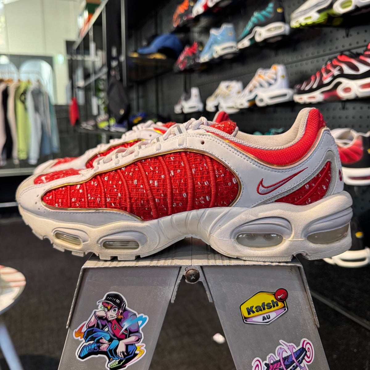Supreme x Nike Air Max Tailwind 4 'University Red' (Second hand)
