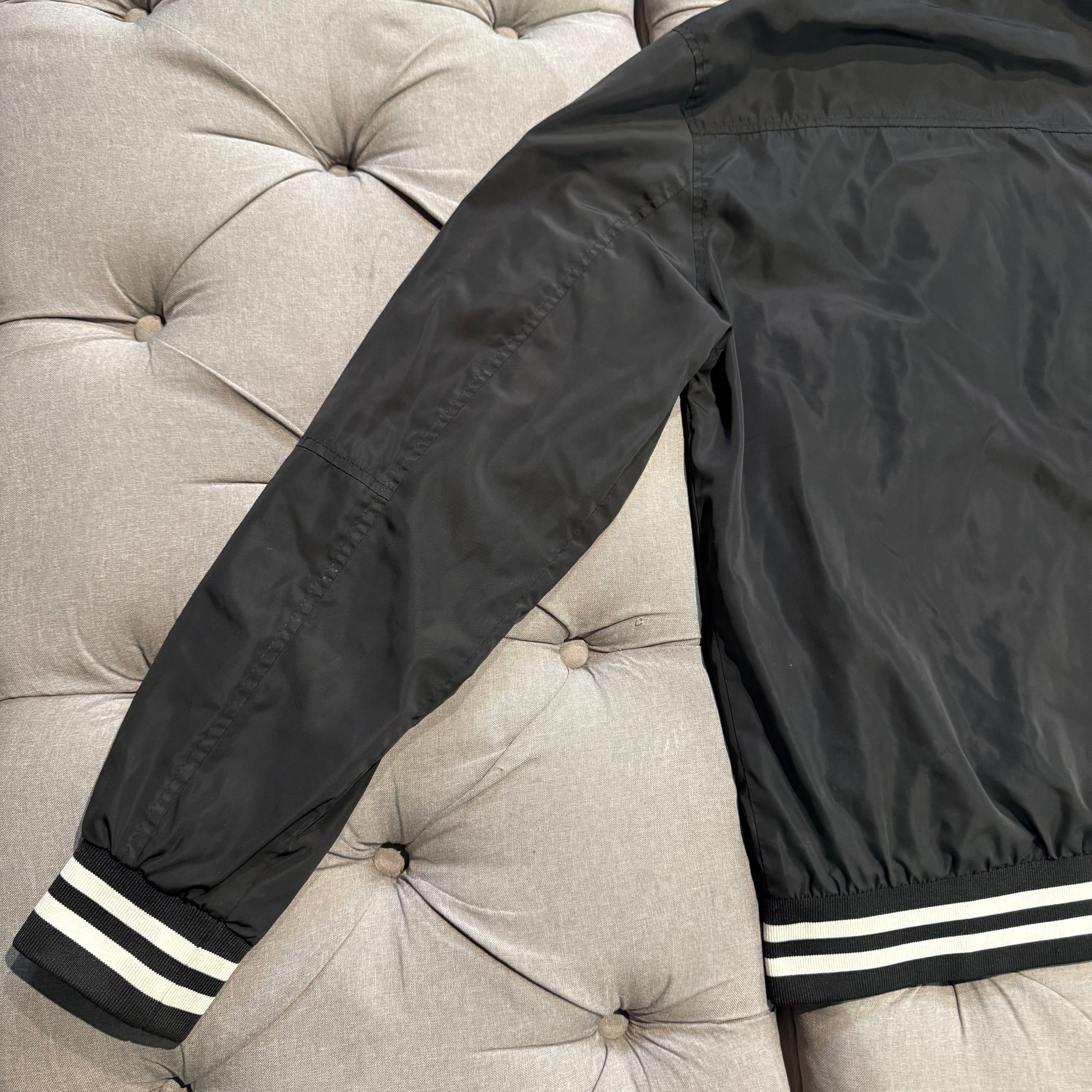 Lacoste Zipup Windbreaker Jacket 'Black' (Second hand)