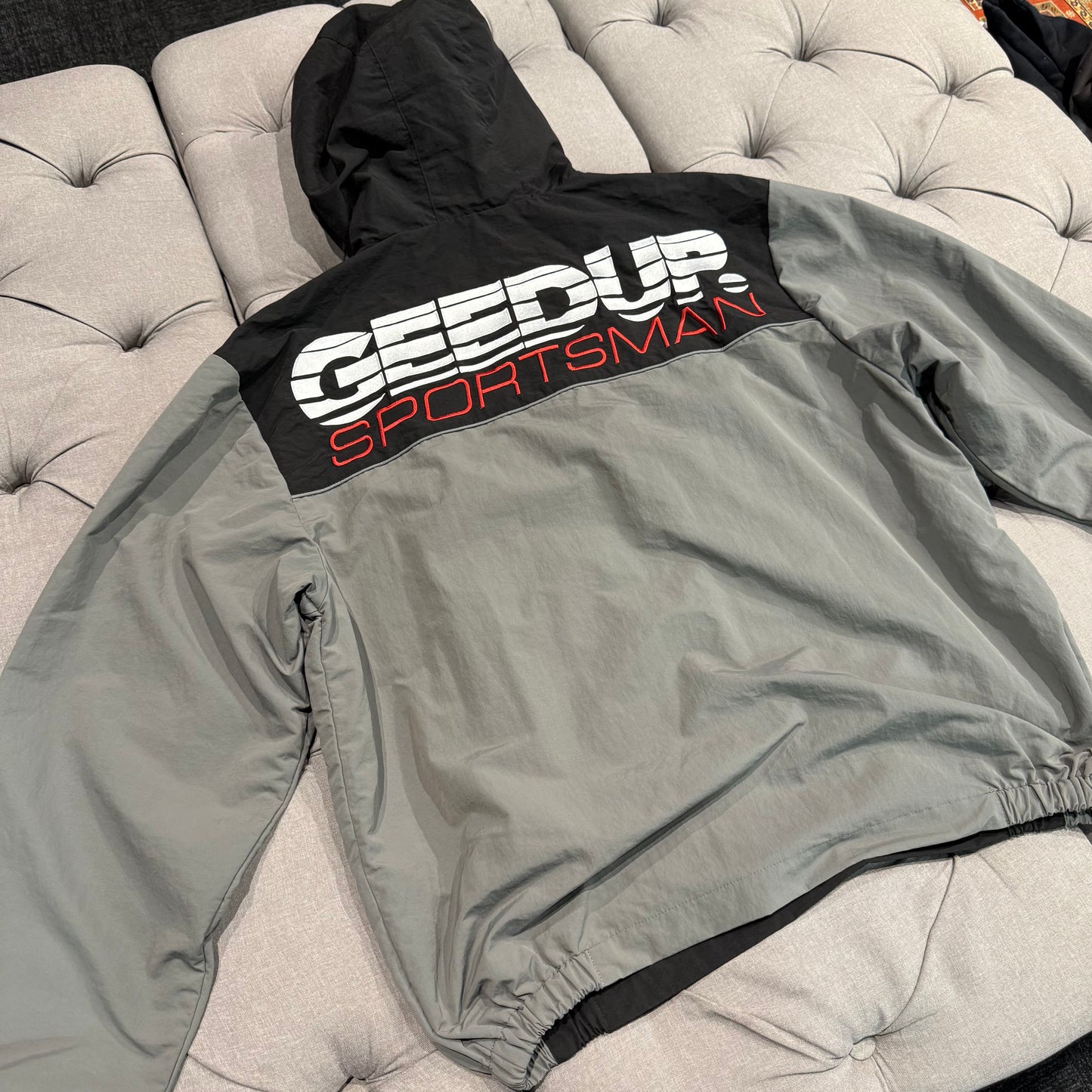 Geedup Sportsman Quarter Zip 'Anorack Black Grey' (Second hand)