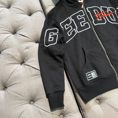 Geedup Team Logo x Trapstar Signature Jacket 'Black White Red' (Second hand)