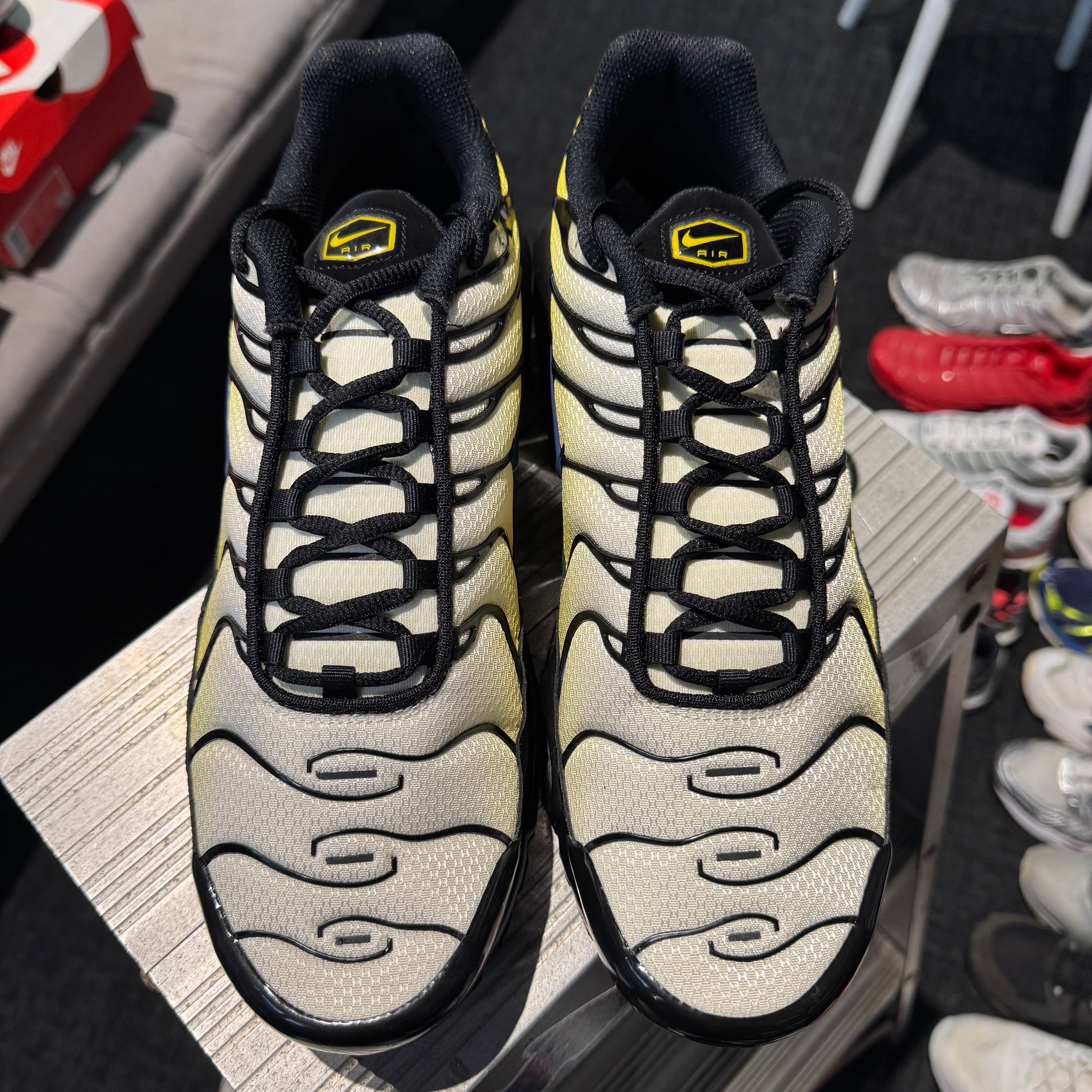 Nike Air Max Plus TN 'Black Bright Citron' (Brand New)
