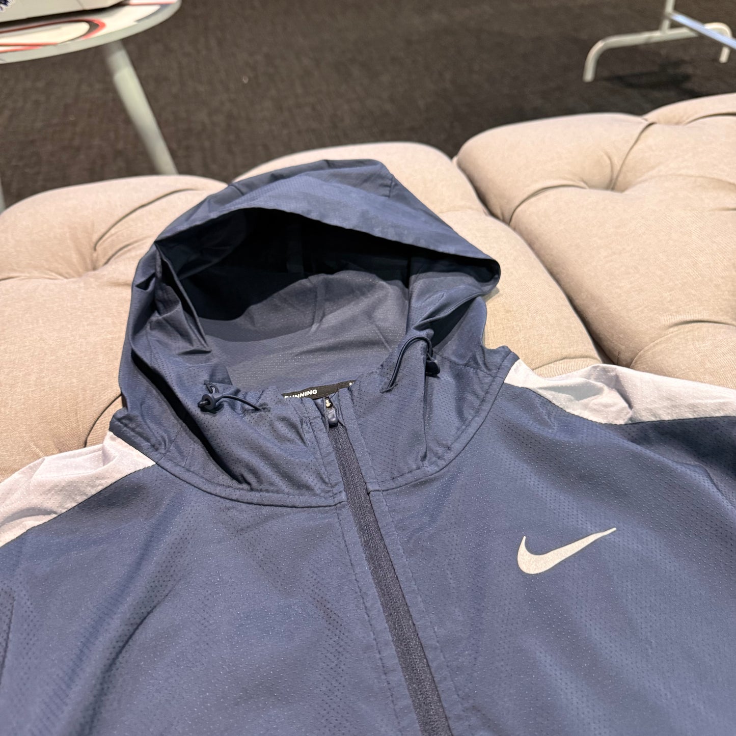 Nike Running Jacket 'Blue Navy Grey' (Second hand)