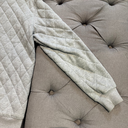 Geedup Stitched Quilt Hoodie 'Grey' (Second hand)