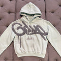 Geedup Cropped Handstyle Hoodie 'Teal Grey' (Brand New)