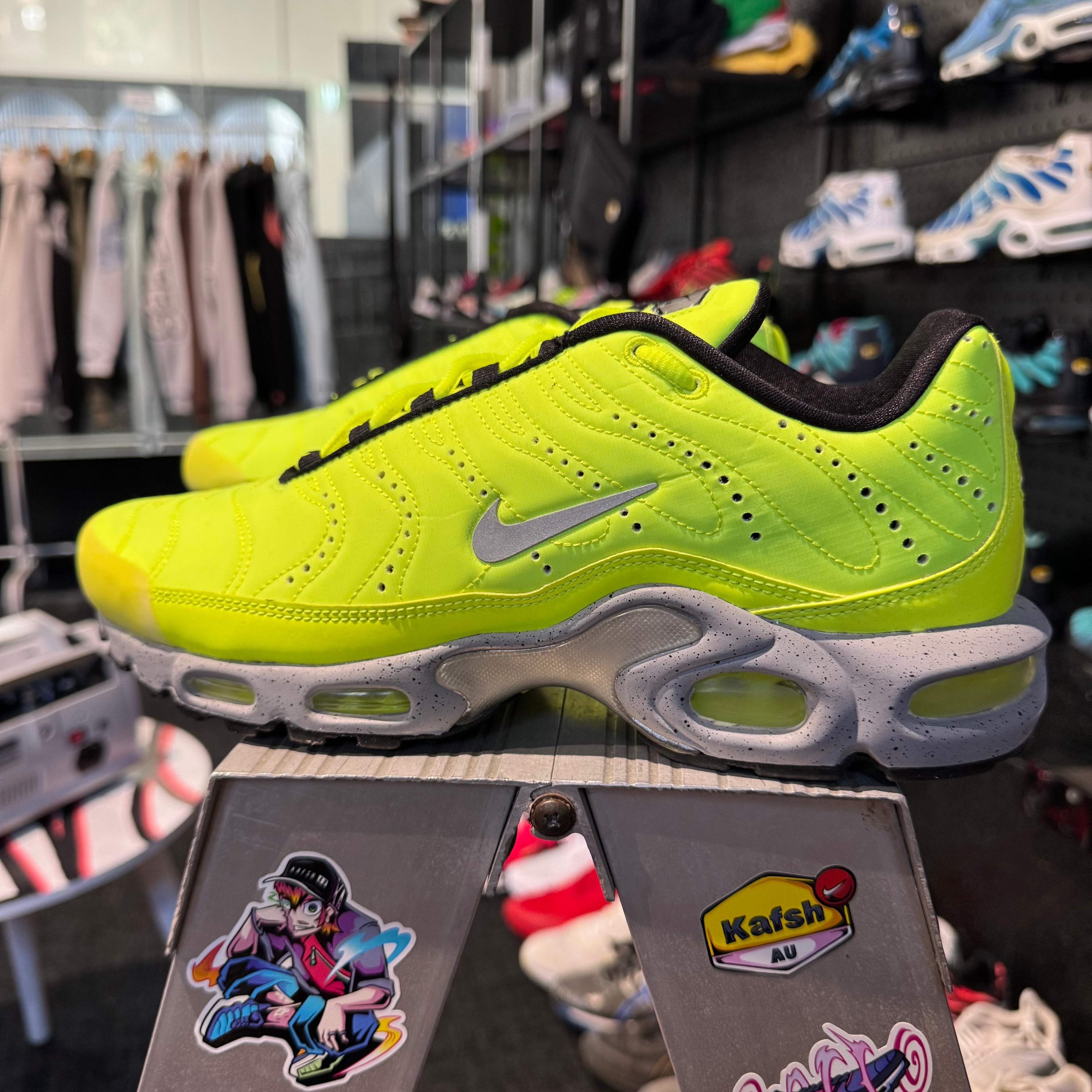Nike Air Max Plus TN PRM 'Volt Silver Wolf Grey' (Brand New)