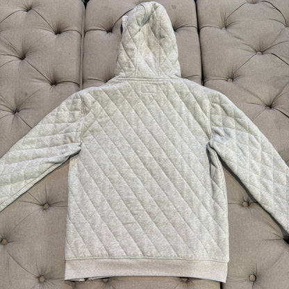 Geedup Quilt Logo Hoodie 'Grey' (Second hand)