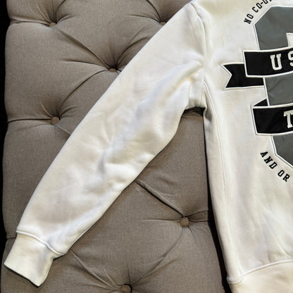 Geedup Us VS Them Crewneck 'White Black' (Second hand)