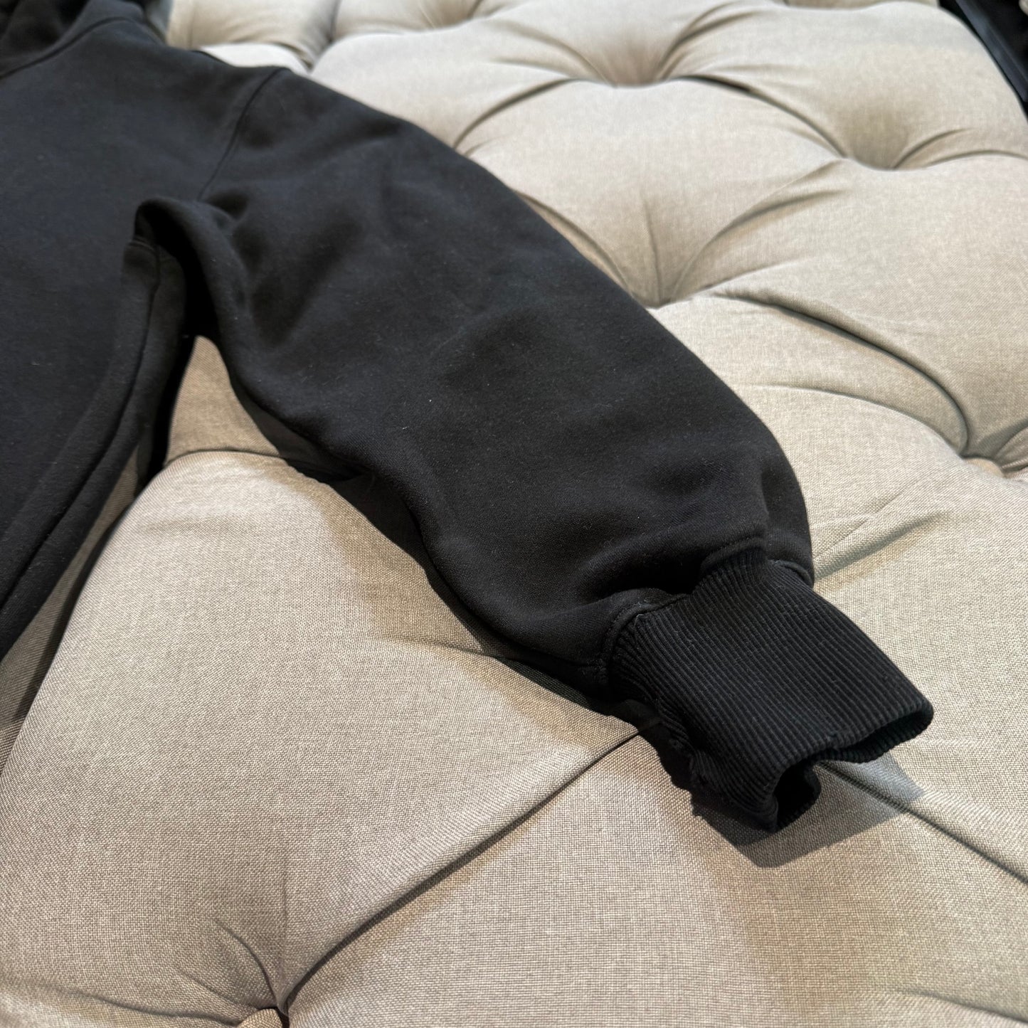 Geedup Hood Logo Zipup Hoodie 'Black White' (Second hand)