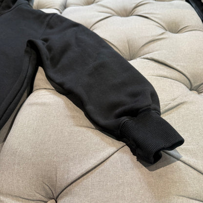 Geedup Hood Logo Zipup Hoodie 'Black White' (Second hand)