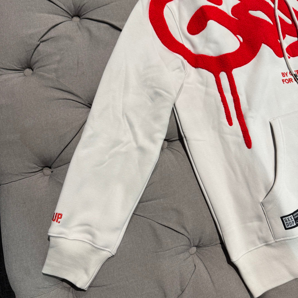 Geedup Handstyle G Hoodie 'Grey Red' (Brand New)