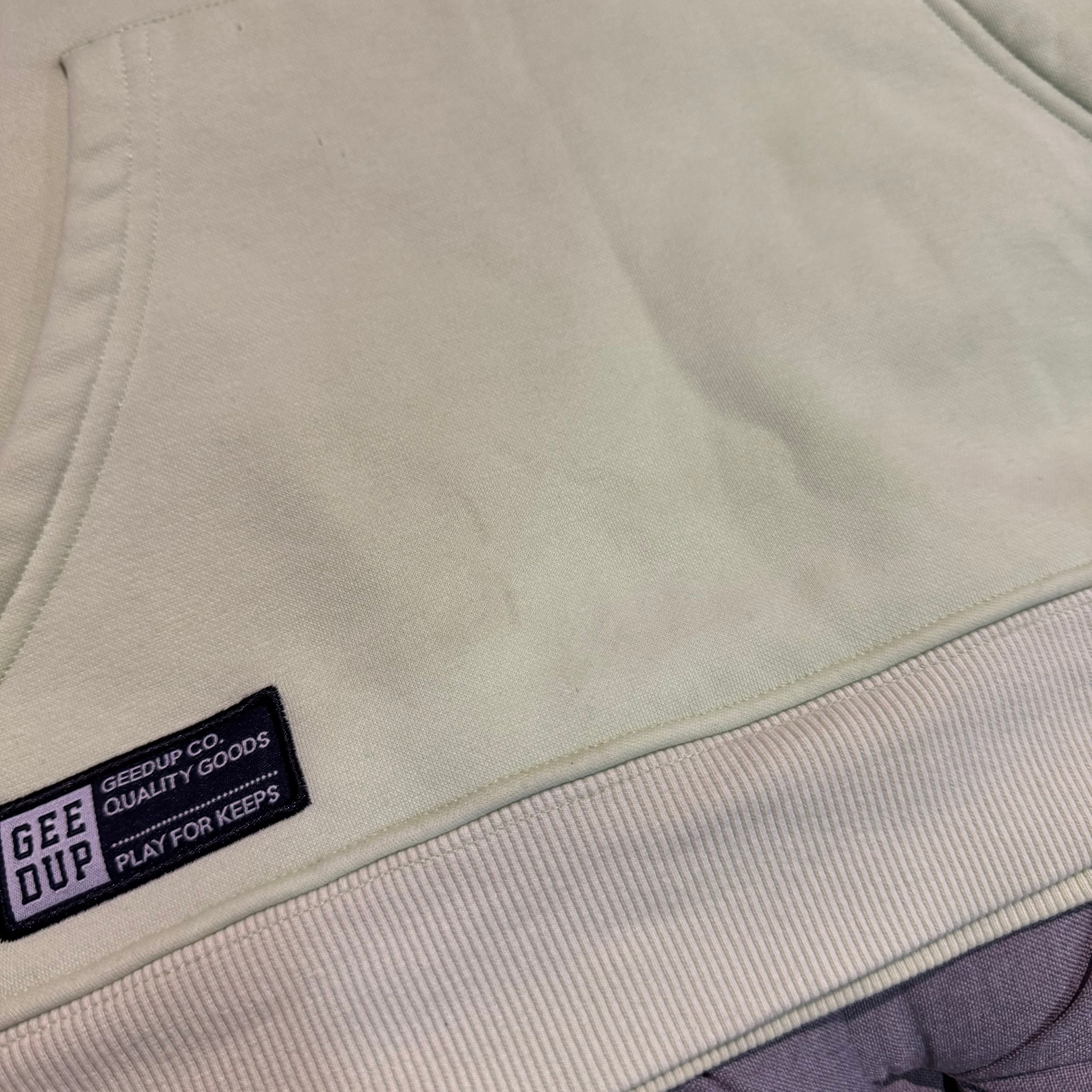 Geedup Handstyle Hoodie 'Pastel Green Black' (Second hand)