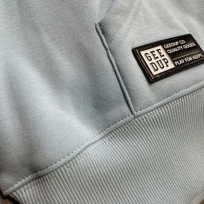Geedup X Vanson Team Logo Hoodie 'Light Blue' (Second hand)