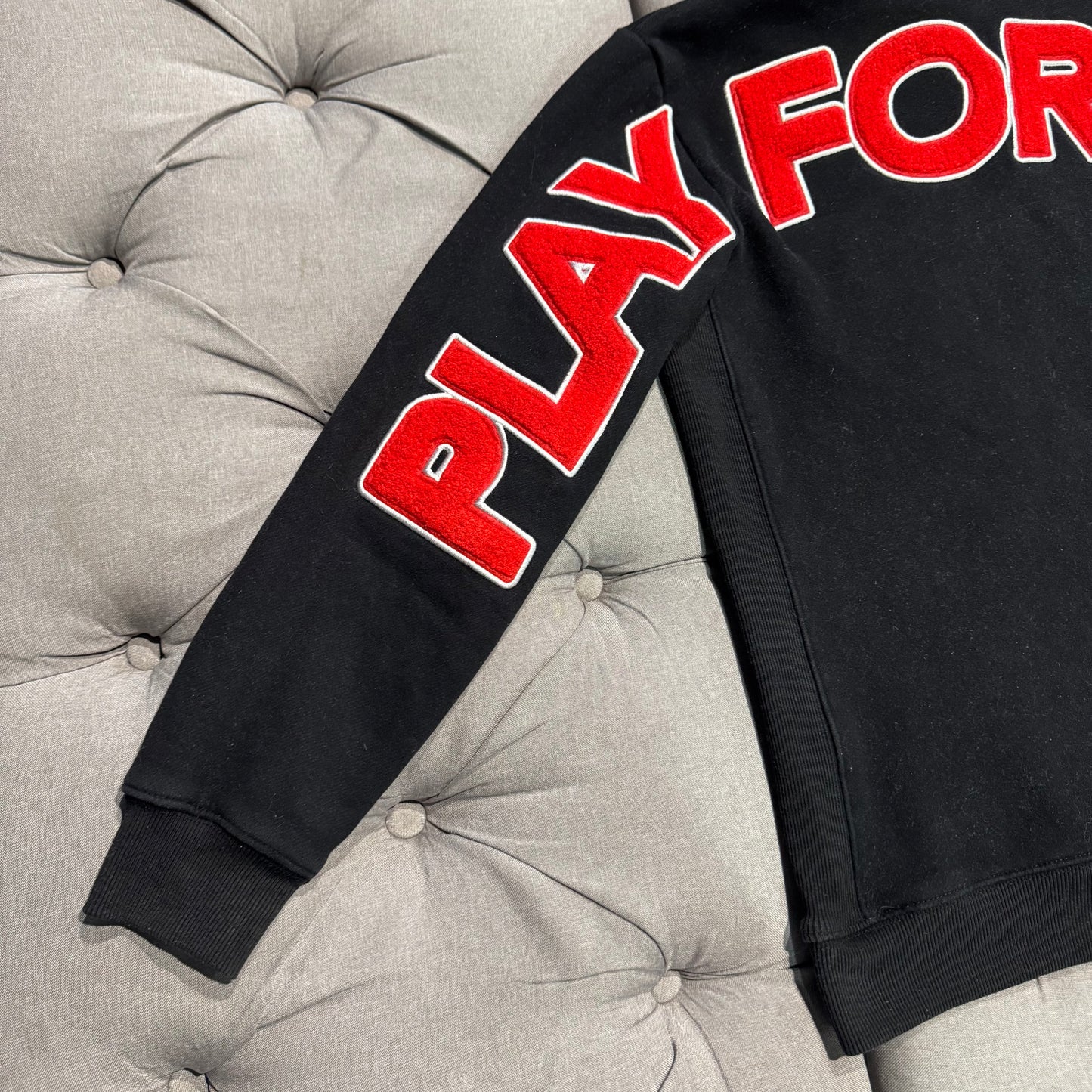 Geedup Play For Keeps Hoodie 'Black Red' (Second hand)
