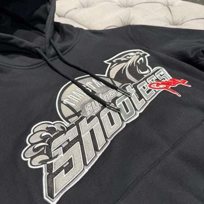 Geedup X Trapstar Sydney Shooters Hoodie 'Black Red' (Brand New)