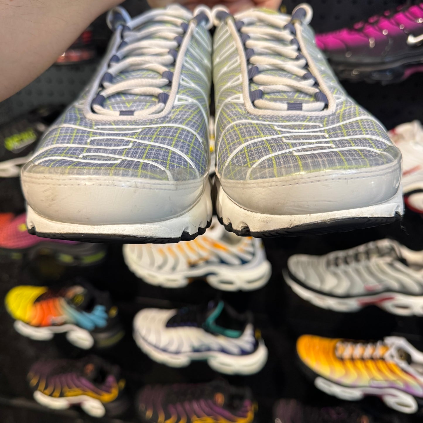 Nike Air Max Plus TN 'Pebble Grey Lime Green' (Second hand)