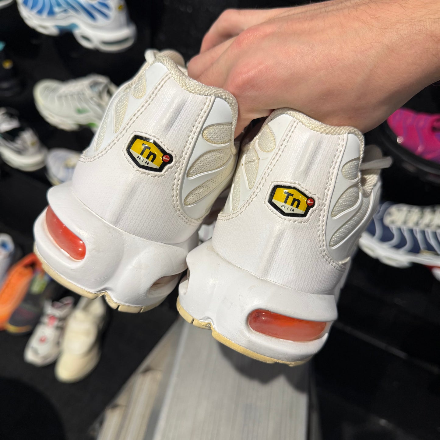 Nike Air Max Plus TN 'White Silver Orange 2017' (Second hand)