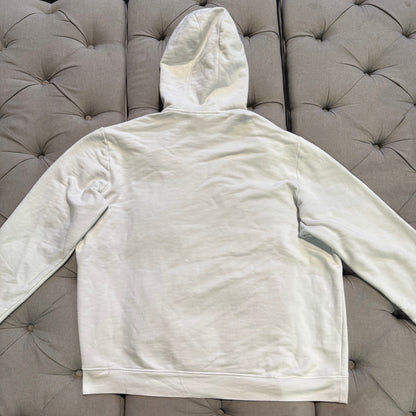 Lacoste Big Logo Croc Hoodie 'White Green' (Second hand)