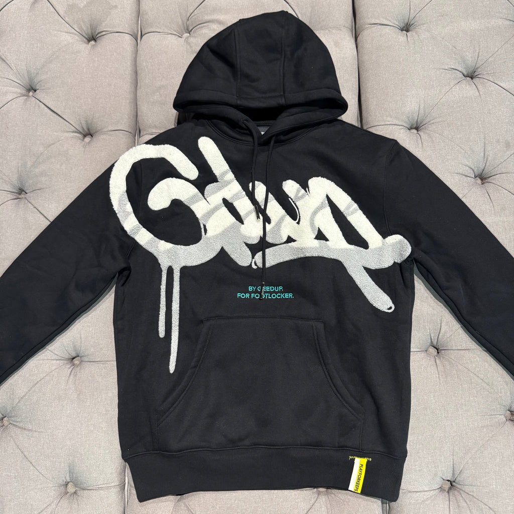 Geedup X Footlocker Handstyle Hoodie 'Black White' (Brand New)