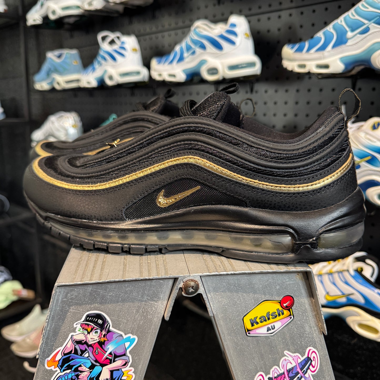 Nike Air Max 97 'Black Metallic Gold' (Brand New)