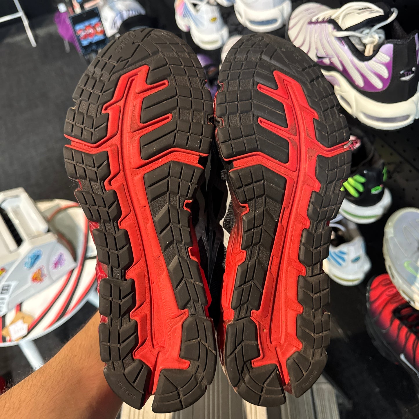 Asics Gel-Quantum 360 5 'Black Sheet Rock Red' (Second hand)