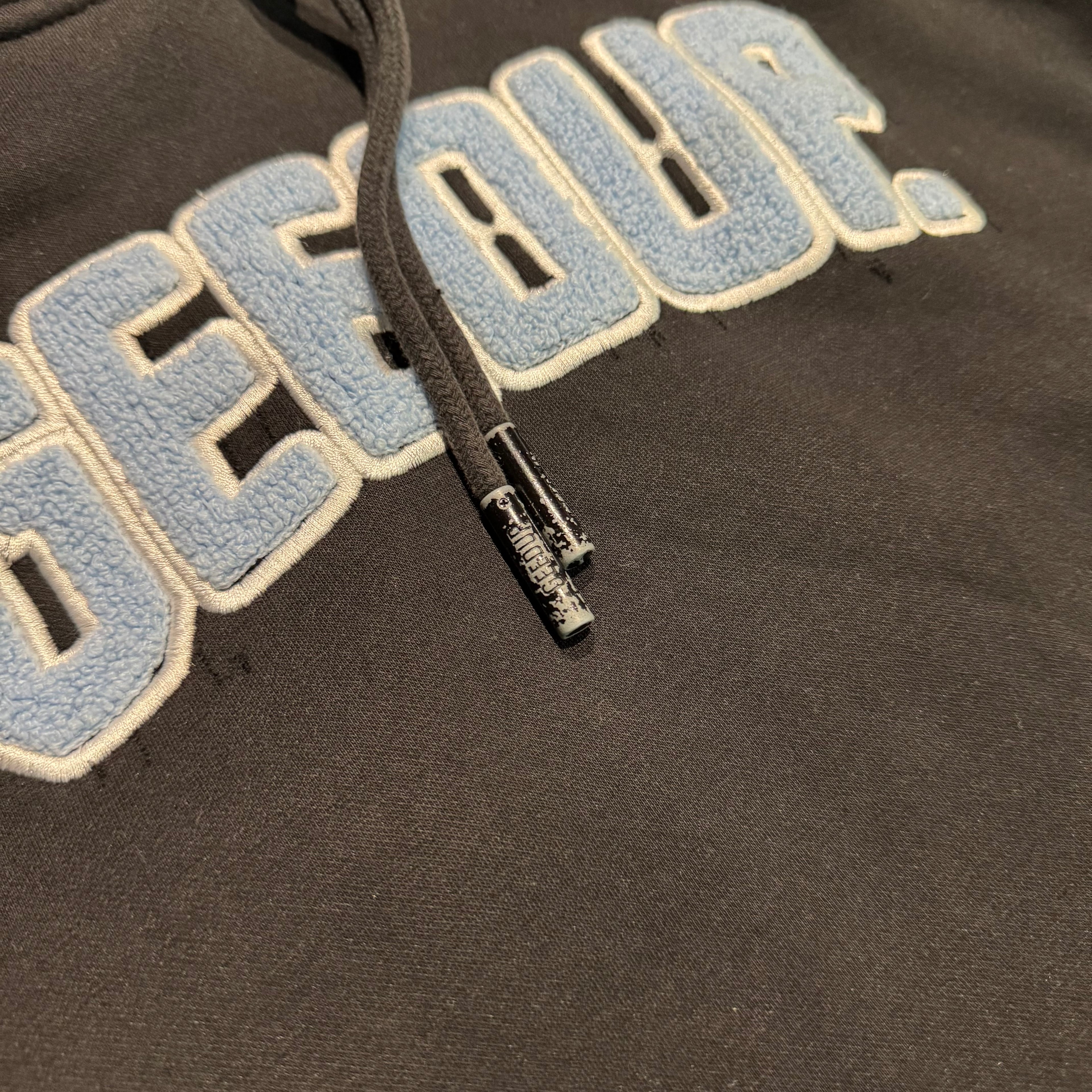 Geedup Play For Keeps Hoodie 'Black Baby Blue' (Second hand)