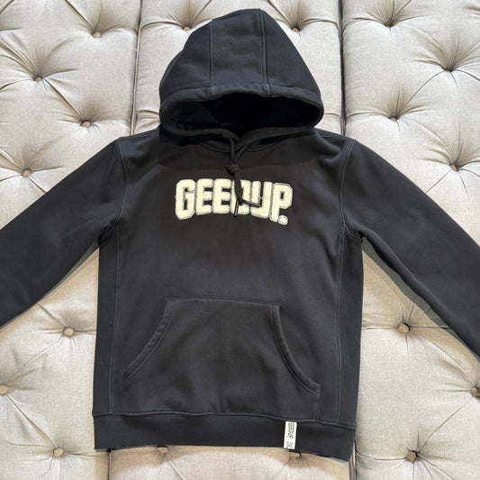 Geedup Play For Keeps Hoodie 'Black White' (Second hand)