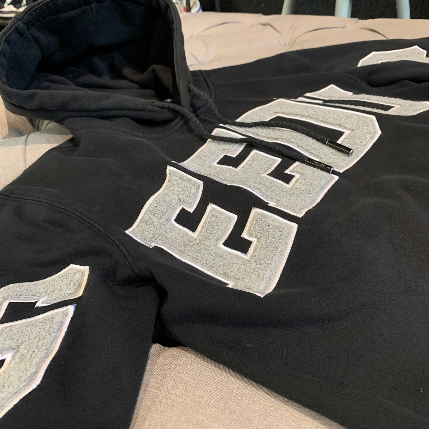 Geedup Team Logo Hoodie 'Black/Grey' (Second hand)