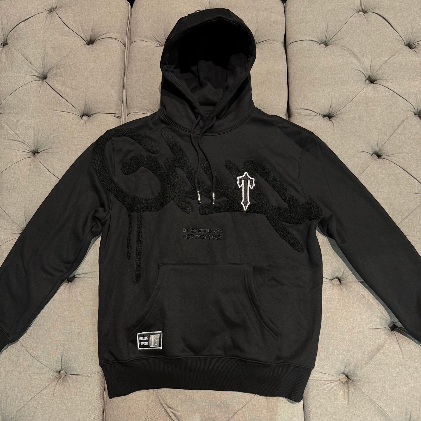 Geedup X Trapstar Handstyle x Irongate T Hoodie 'Black'