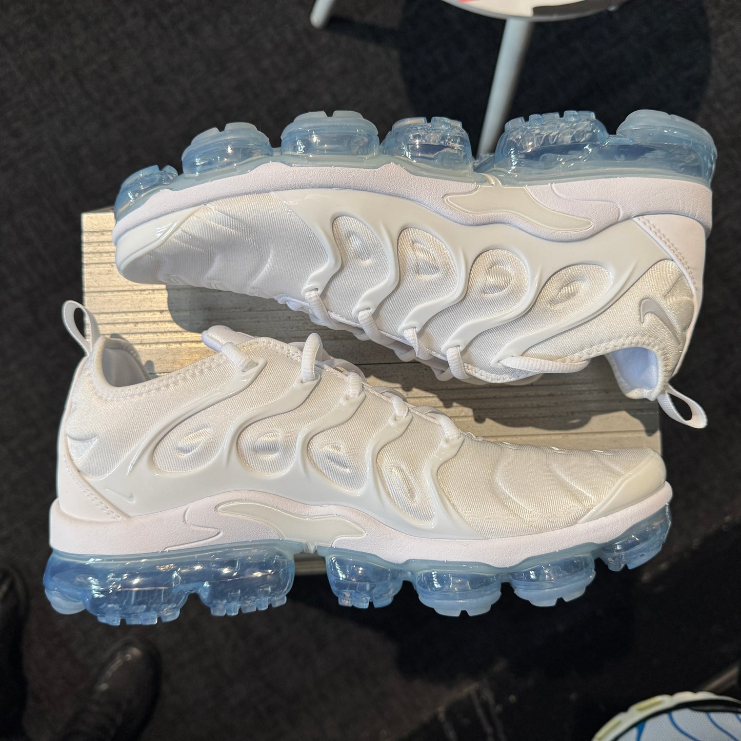Nike Air Vapour Max Plus 'Triple White' (Brand New)