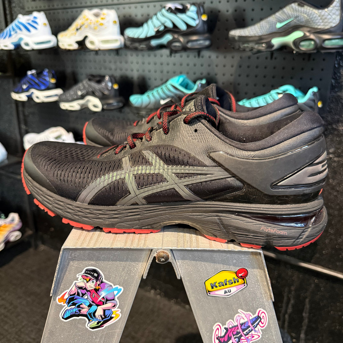 Asics Gel-Kayano 25 Lite Show 'Black Black Red' (Second hand)