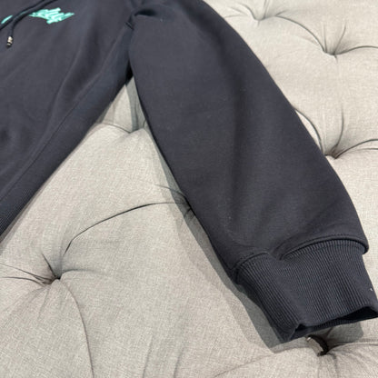 Geedup Script Logo Hoodie 'Navy Green' (Second hand)