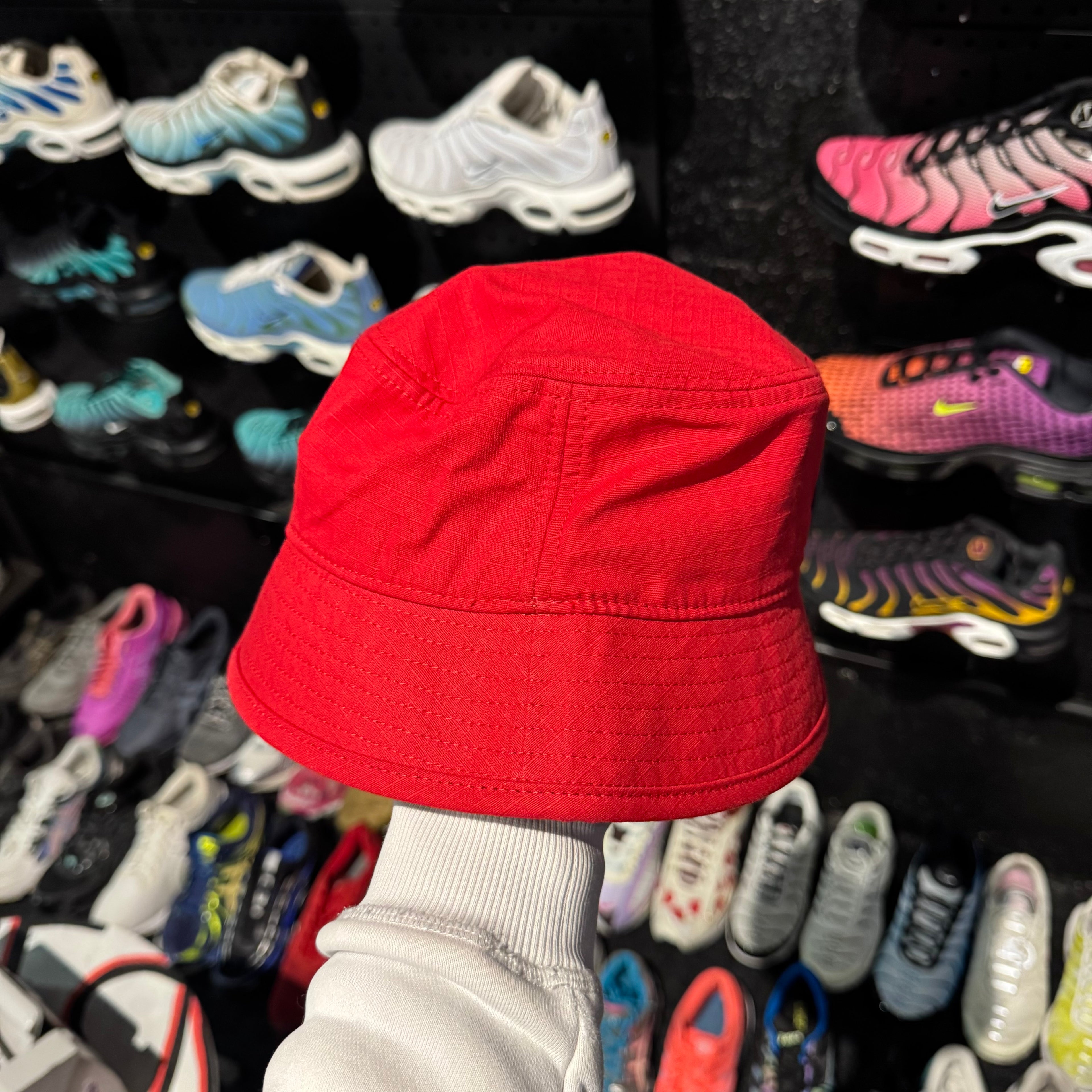 Geedup Core Logo Ripstop Bucket Hat 'Red' (Brand New)