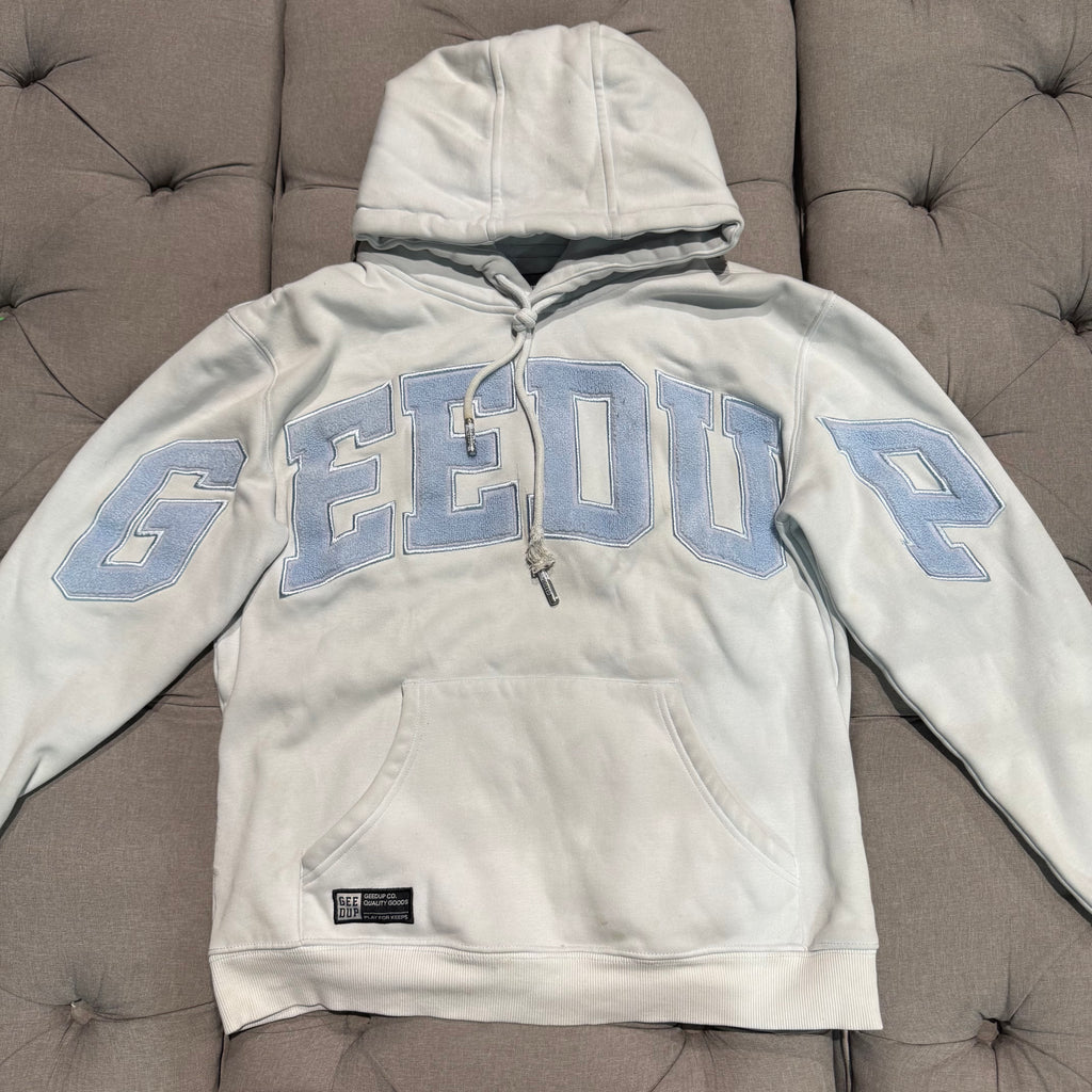 Geedup Team Logo Hoodie 'Pale Blue' (Second hand)
