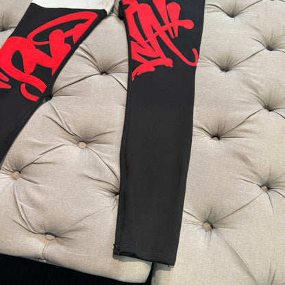 Syna World Forgive Me Cross Leg Logo 'Red Black Grey'