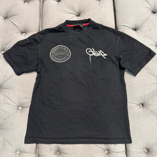 Geedup Proud to be a Problem Handstyle T-shirt 'Black Grey' (Second hand)