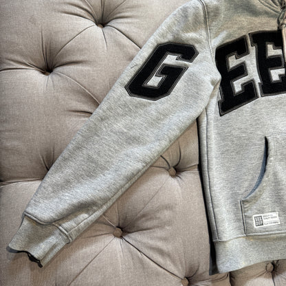 Geedup Team Logo Hoodie 'Grey Black' (Second hand)