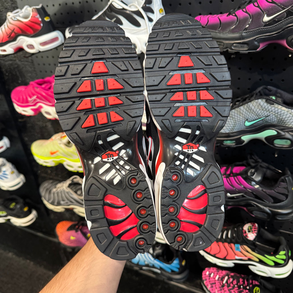 Nike Air Max Plus TN 'Black White University Red' (Brand New)