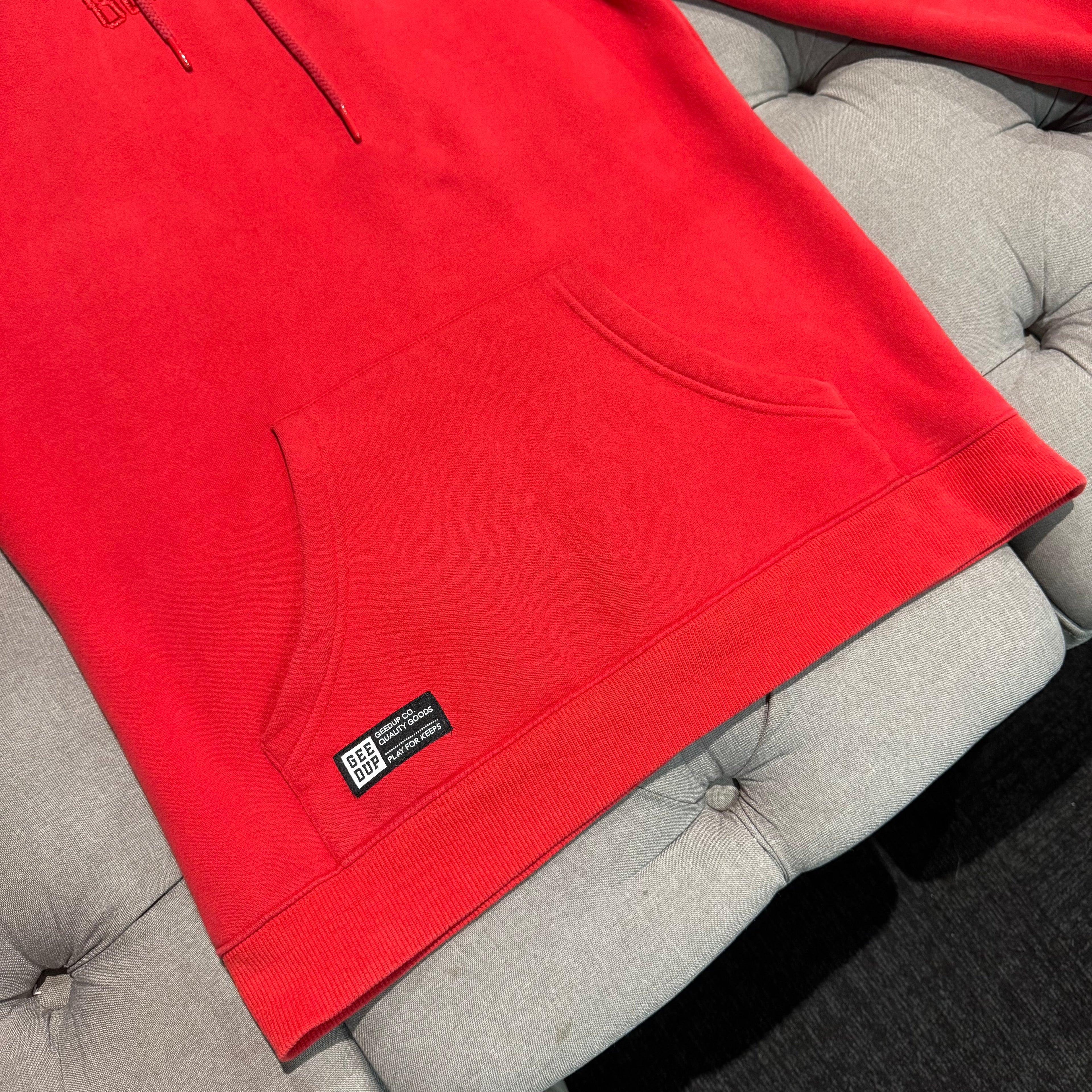 Geedup Core Logo PFK Hood Hoodie 'Red' (2017) (Second hand)