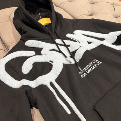 Geedup Handstyle Hoodie 'Baby Blue/Black' (Second hand)