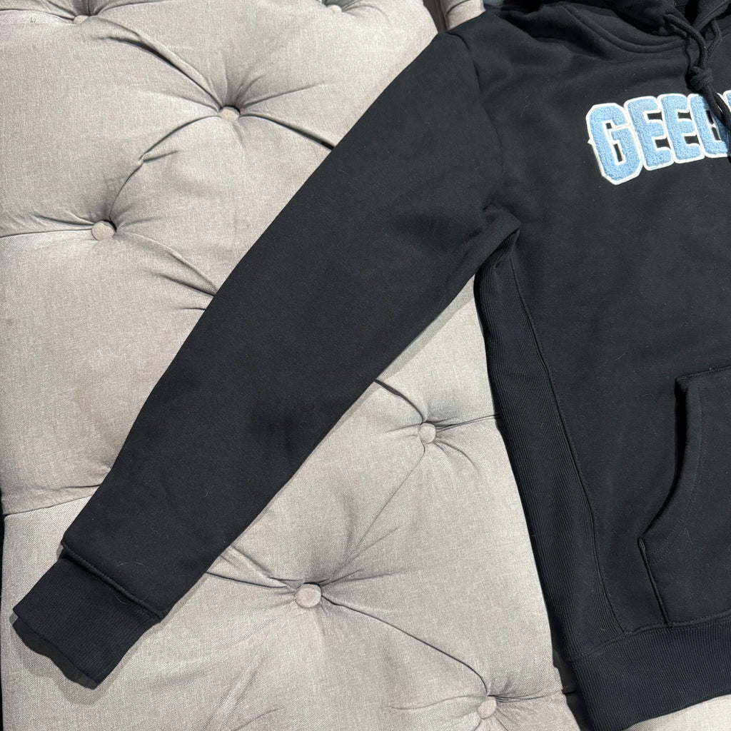 Geedup Play For Keeps Hoodie 'Black Baby Blue' (Second hand)