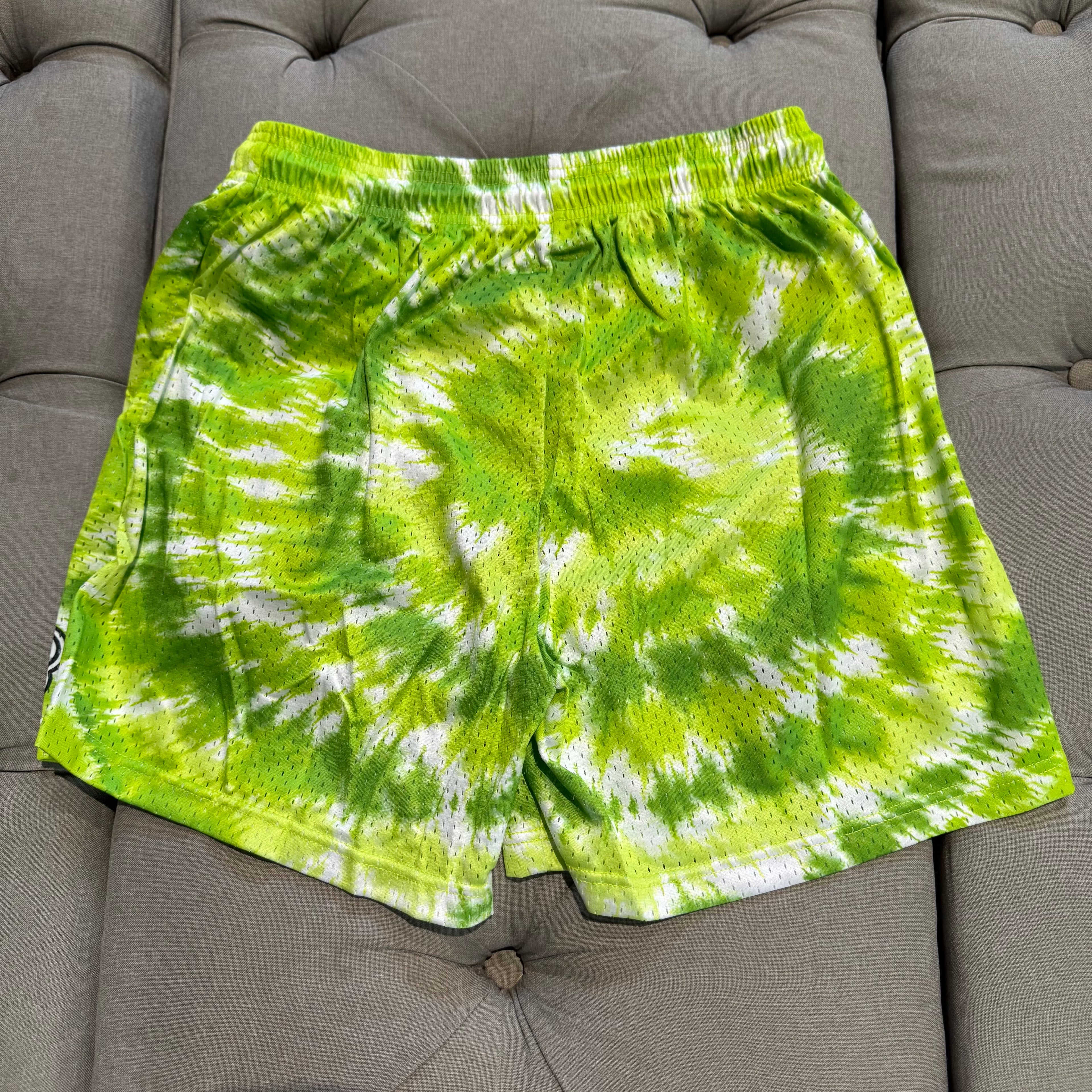 Sphera Mesh Shorts 'Green Tie Dye' (Brand New)